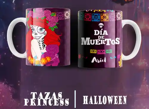 vectores plantilas HALLOWEEN,DÍA DE MUERTOS,DISNEY,FESTEJO,PRINCESA,